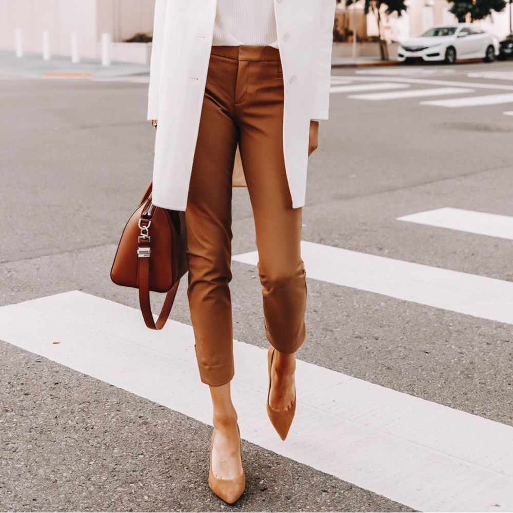 Banana Republic Sloan Pants in Tan
